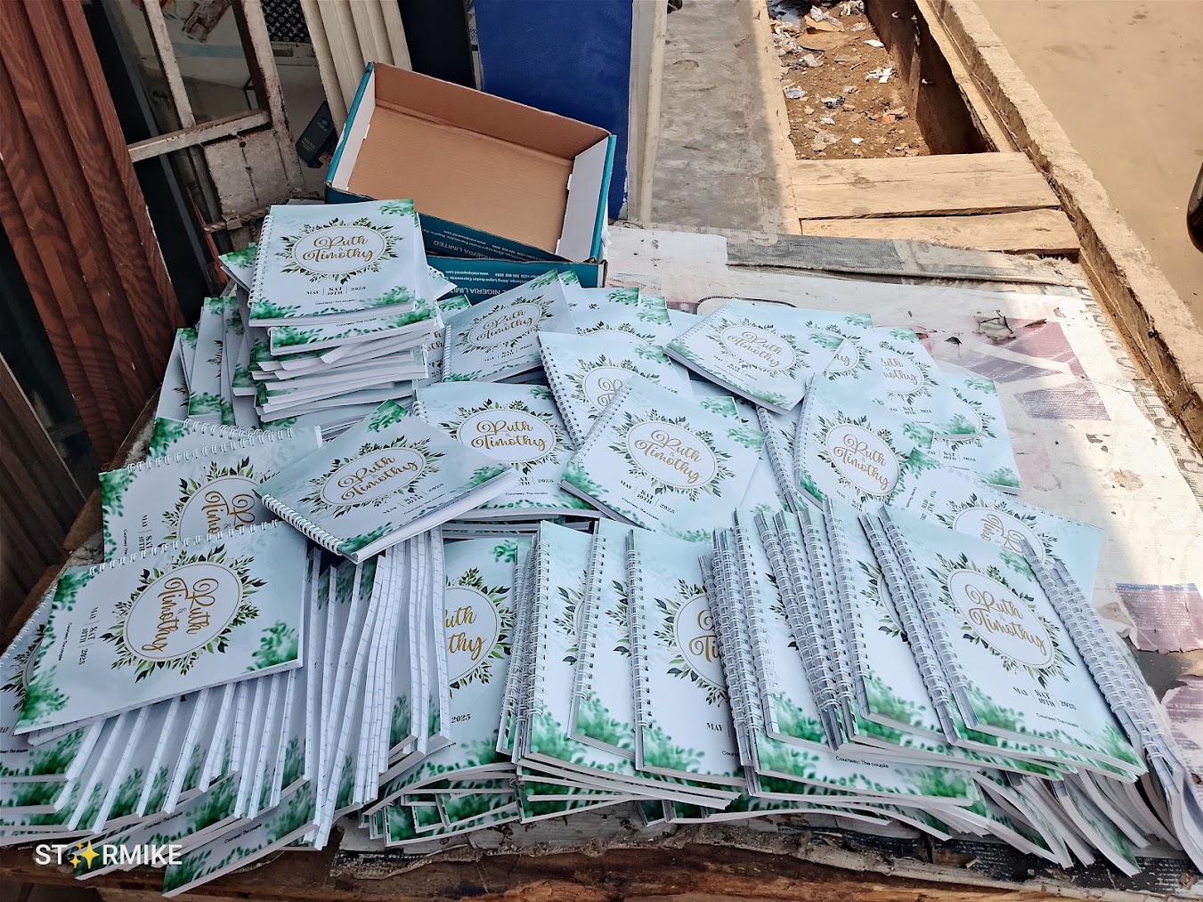 Wedding programme booklets